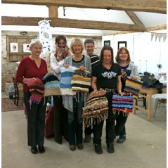 Weaving on a peg loom -9th November 2016